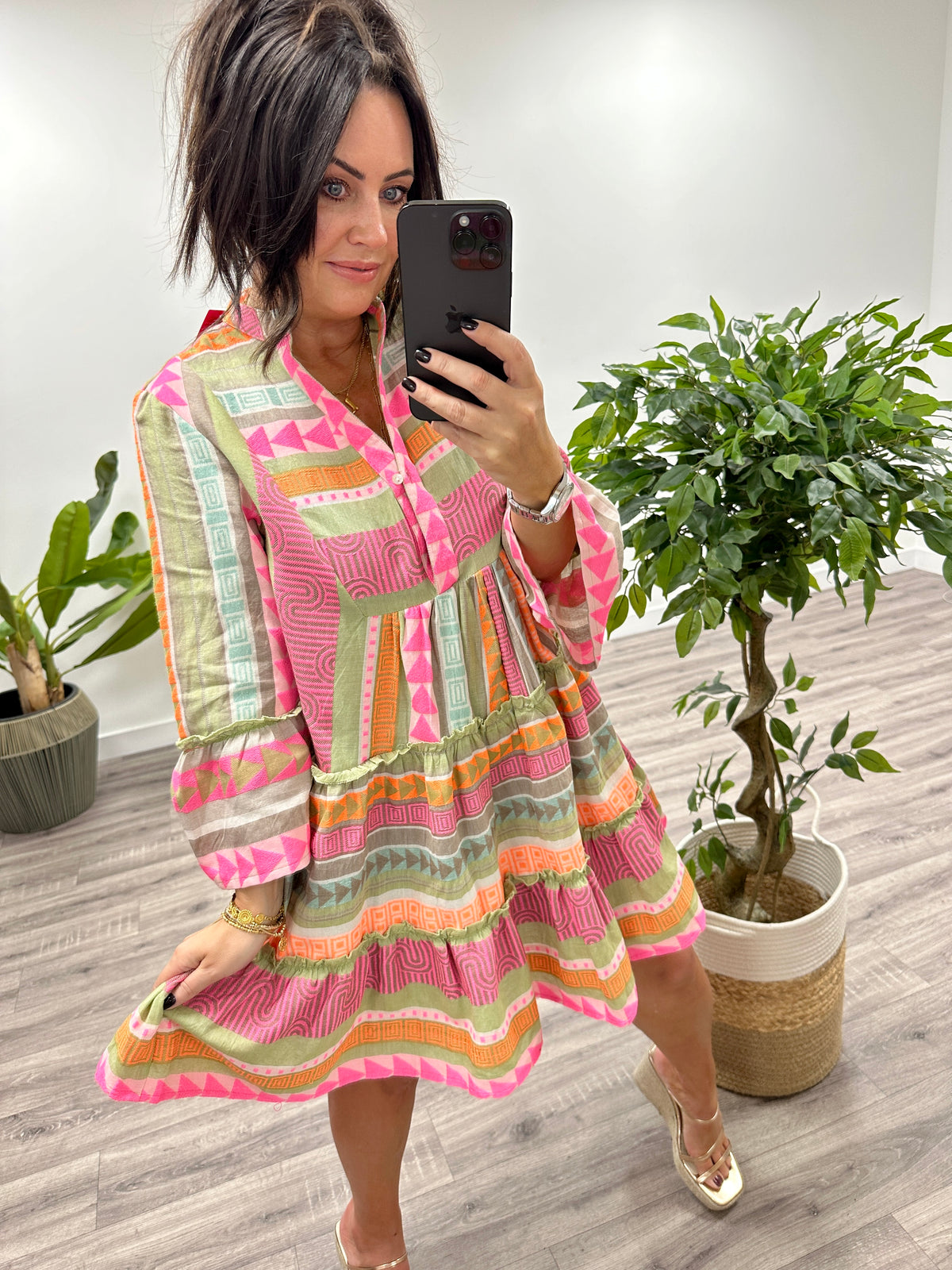 The Tribal Candy Tiered Tunic