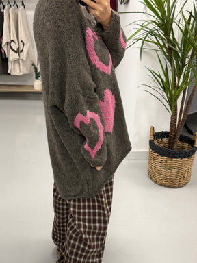 Heart Warmer Soft Knit - Dark Mocha