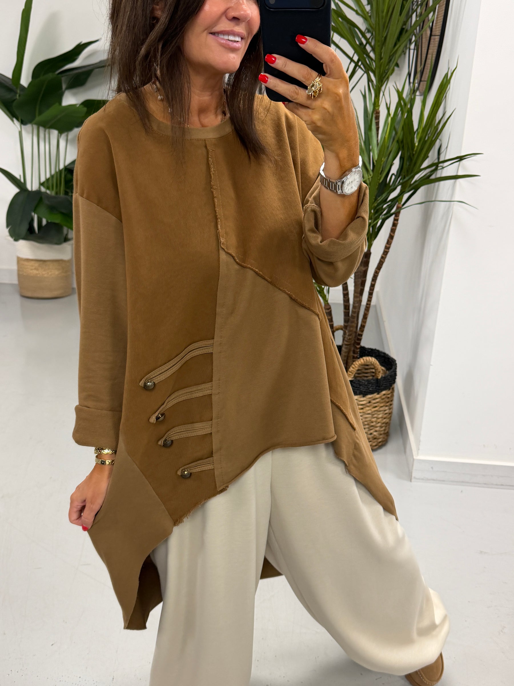 Mixed Military High Low- Tobacco
