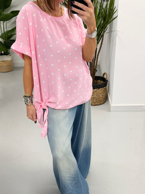 Dottie Side Tie - Pink