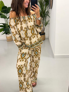 The Santorini Co Ord - Olive