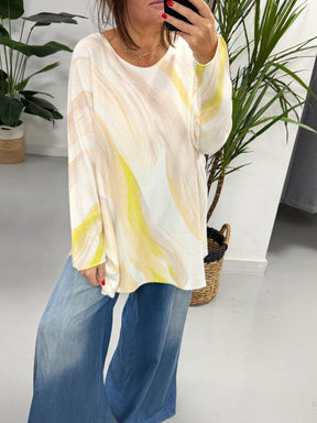 The Swirl Soft Knit - Lemon (Special Buy - No Return)