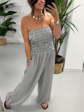 PRE Order The Gingham Balloon Leg Jumpsuit- Chocolate