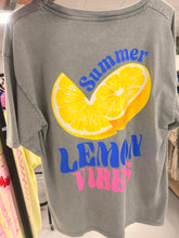 Lemon Vibes Slogan Tee