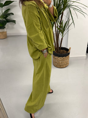 The Alessia Rustic Tunic - Pistachio