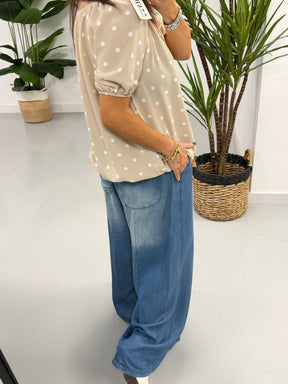 A Spot of Summer Bardot - Stone