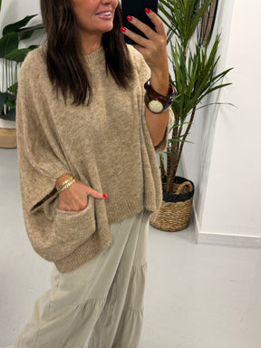 Zeta Otto Slouch Knit - Camel