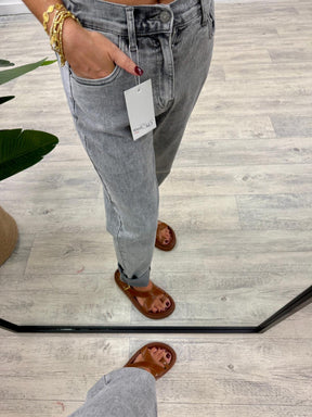 The Denim Club Elasticated Back Jeans - Grey