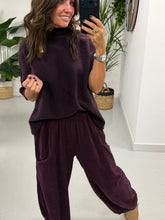 Oakley Crop Sleeve Knit - Aubergine (Size 10-18)