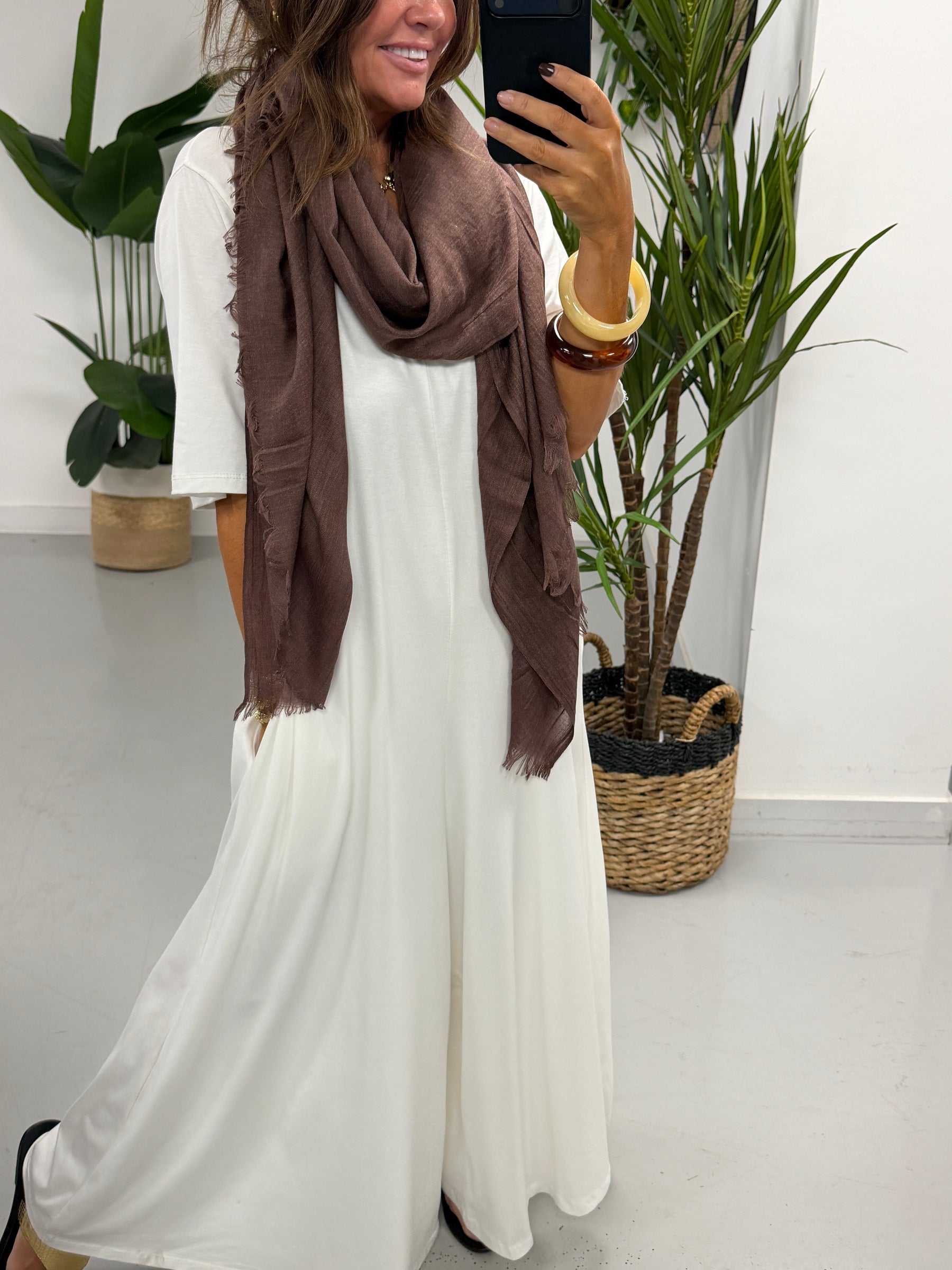 Jasmine Jumpsuit - Antique White