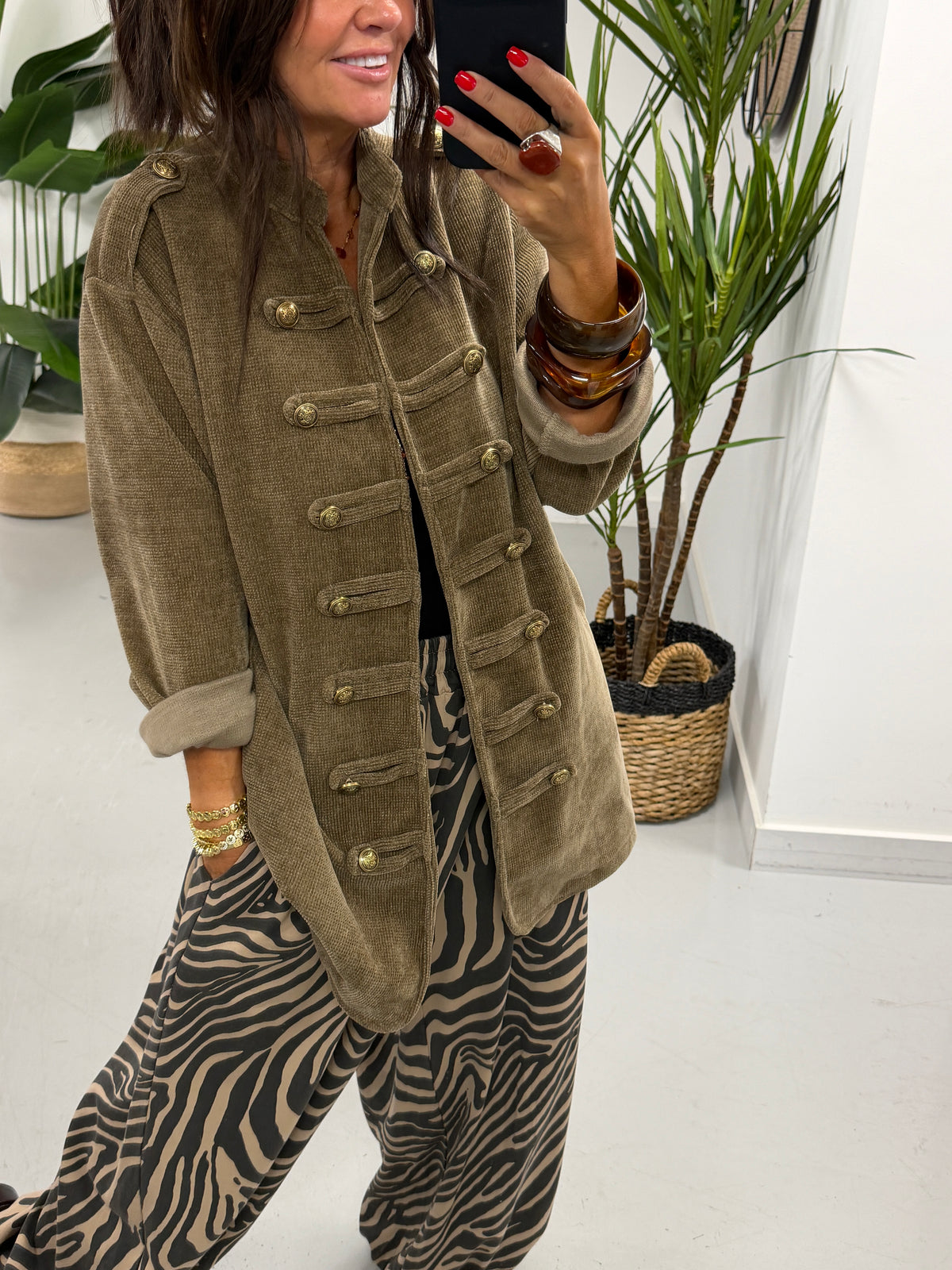 The Big Softie Military Jacket - Taupe