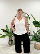 Tie Back Ruched Vest - White