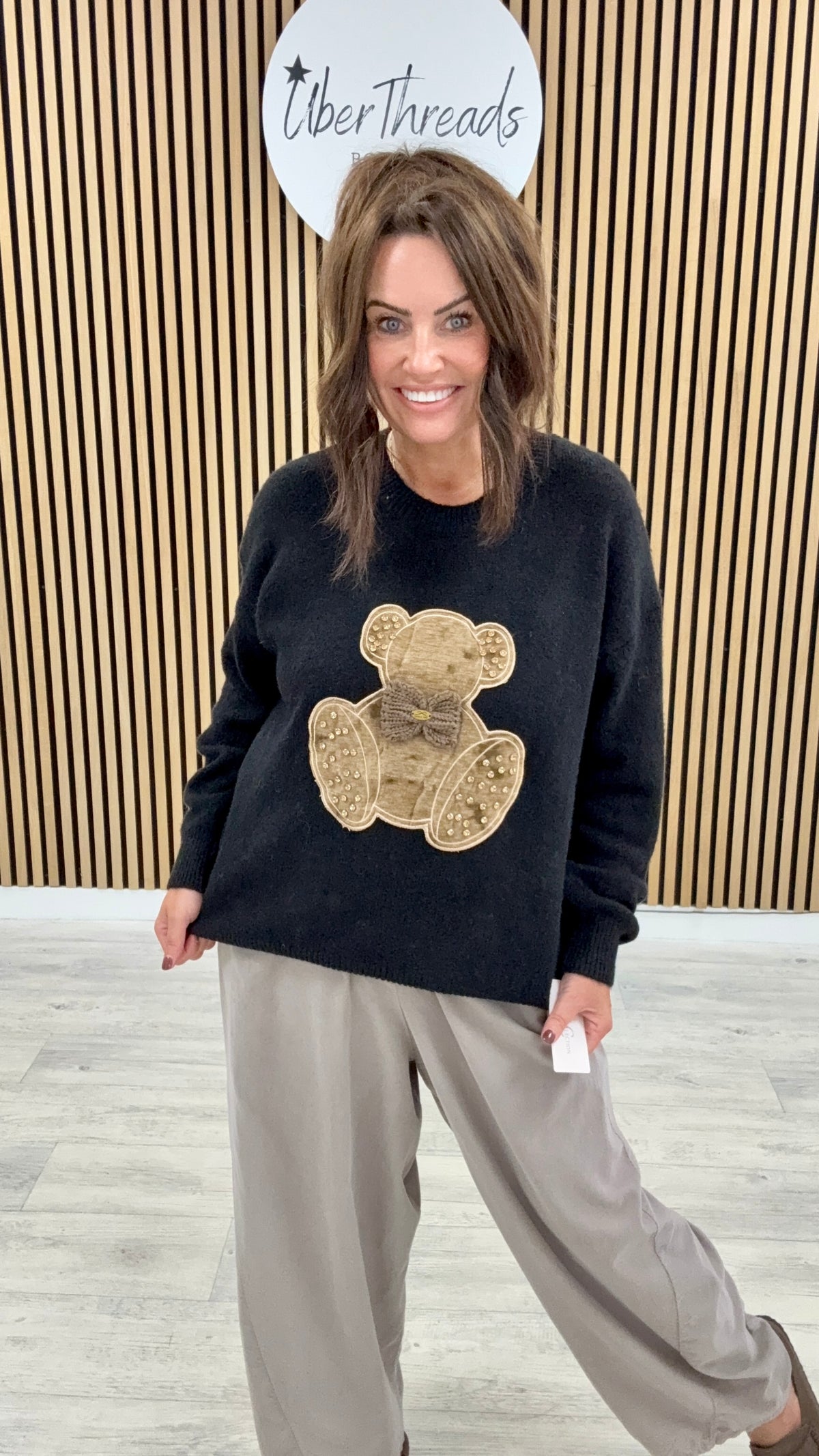 The Ralphie Bear Knit - Black