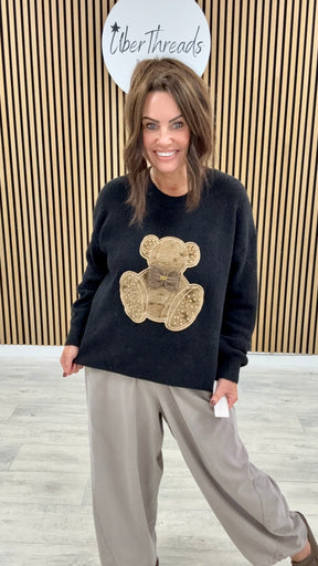 The Ralphie Bear Knit - Black