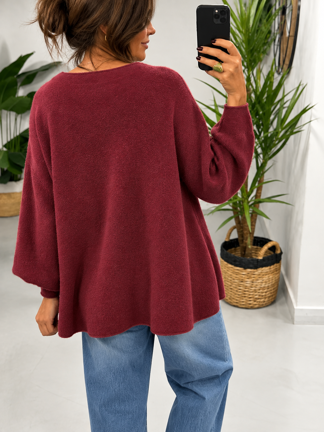 Chelsea Soft Knit - Wine (Size 12-20)