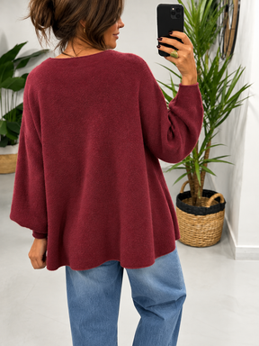 Chelsea Soft Knit - Wine (Size 12-20)