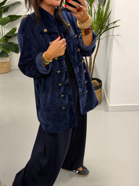 The Big Softie Military Jacket - Navy