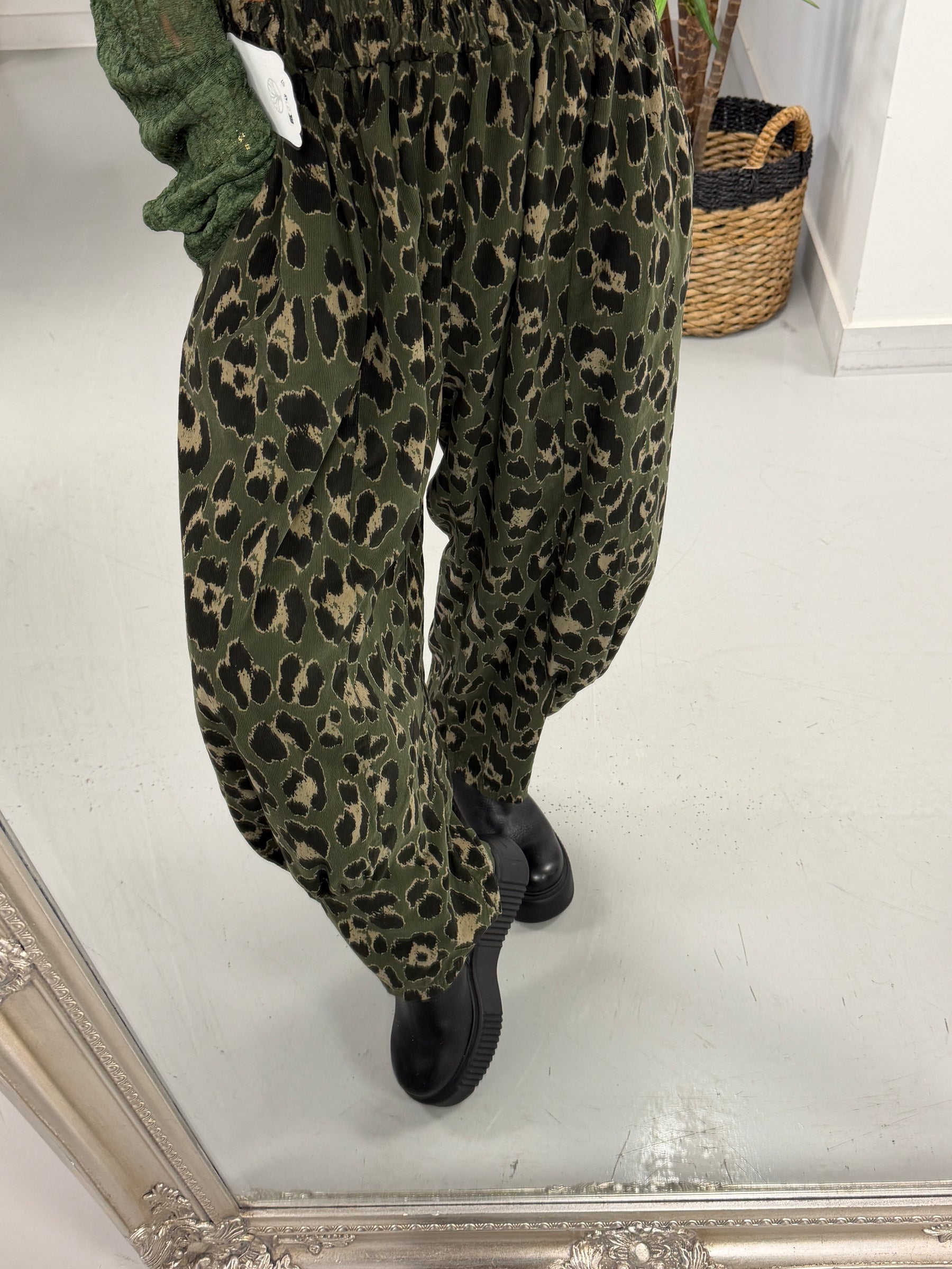 The Animal Needlecord Joggers - Khaki (Size 10-18)