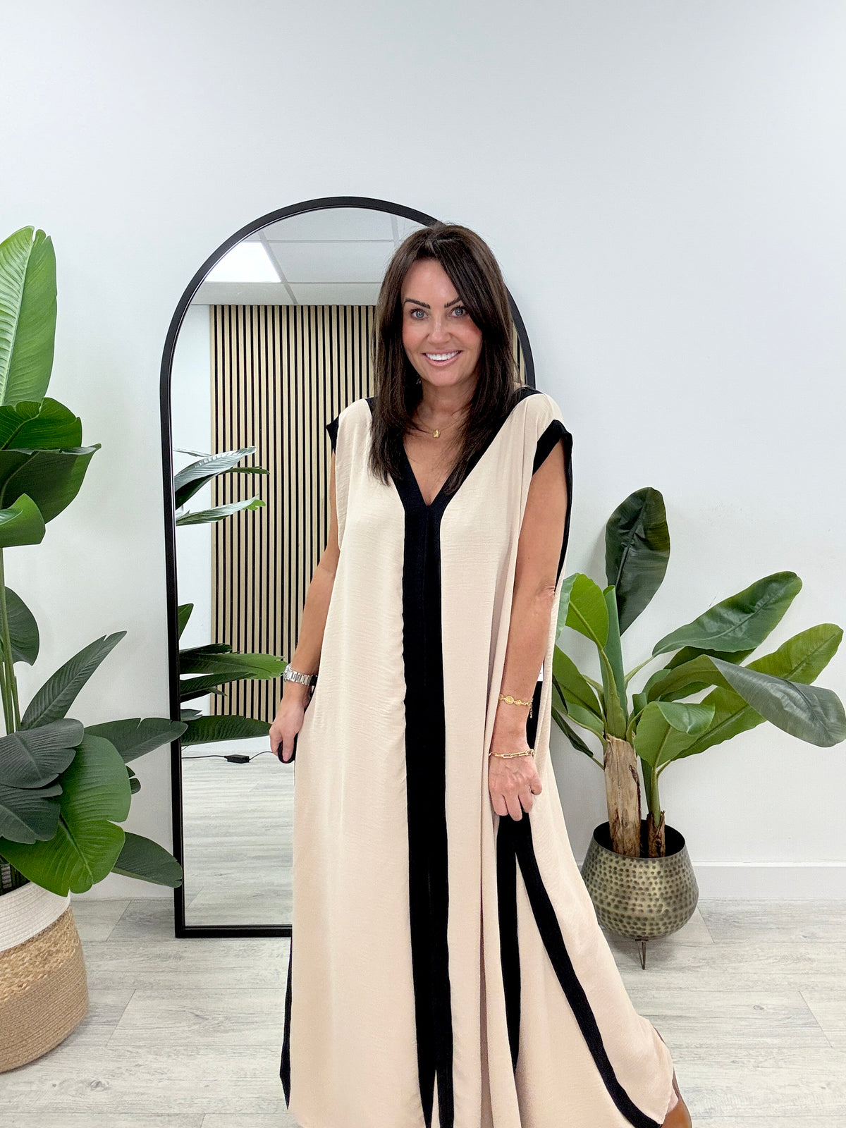 The Remie Maxi Dress - Stone