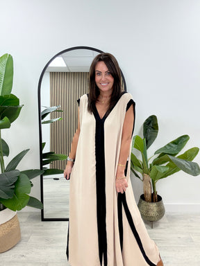 The Remie Maxi Dress - Stone