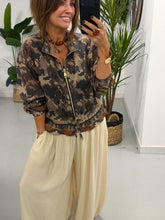 Lightweight Camo Jacket - Chocolate Size 2