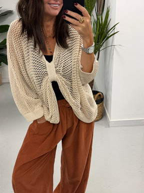 The Autumn Loose Knit - Cream (Size 10-16)