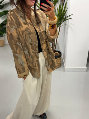 Camo Military Jacket - Sandstorm