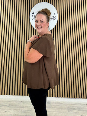 Heidi Swing Tunic - Chocolate