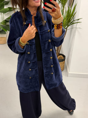 The Big Softie Military Jacket - Navy