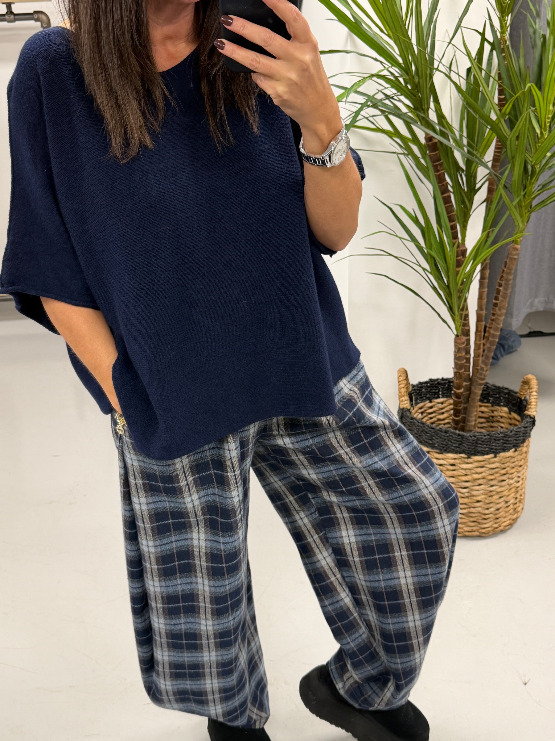 The Breacan Cocoon Joggers - Blue