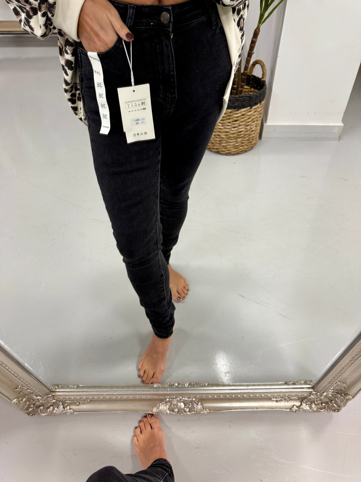 Redberry Push up Skinny Jeans - Black
