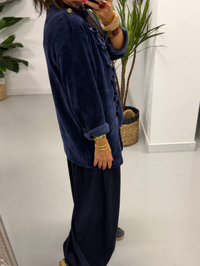 The Big Softie Military Jacket - Navy