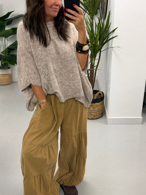 Zeta Otto Slouch Knit - Oatmeal