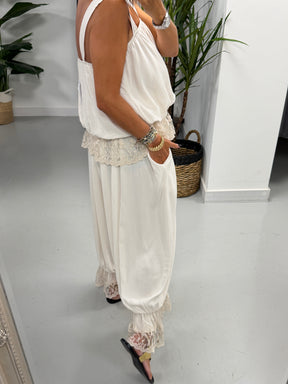 Boho Belle Bubble Top - Cream