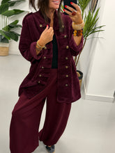 The Soft Touch Military Balloon Joggers - Wine