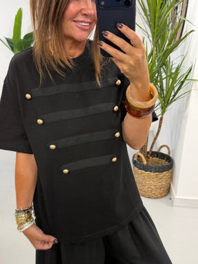 Military Tee-Black