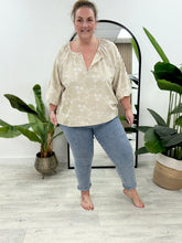 Belle Embroidered Tunic - Stone