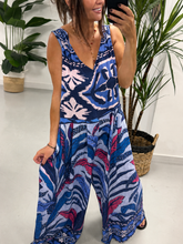 The Safari Jumpsuit - Blue