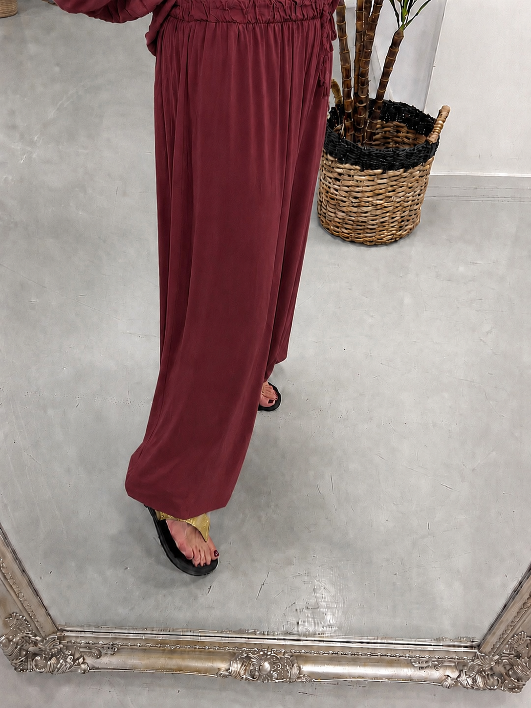 The LuLu Balloon Leg - Wine