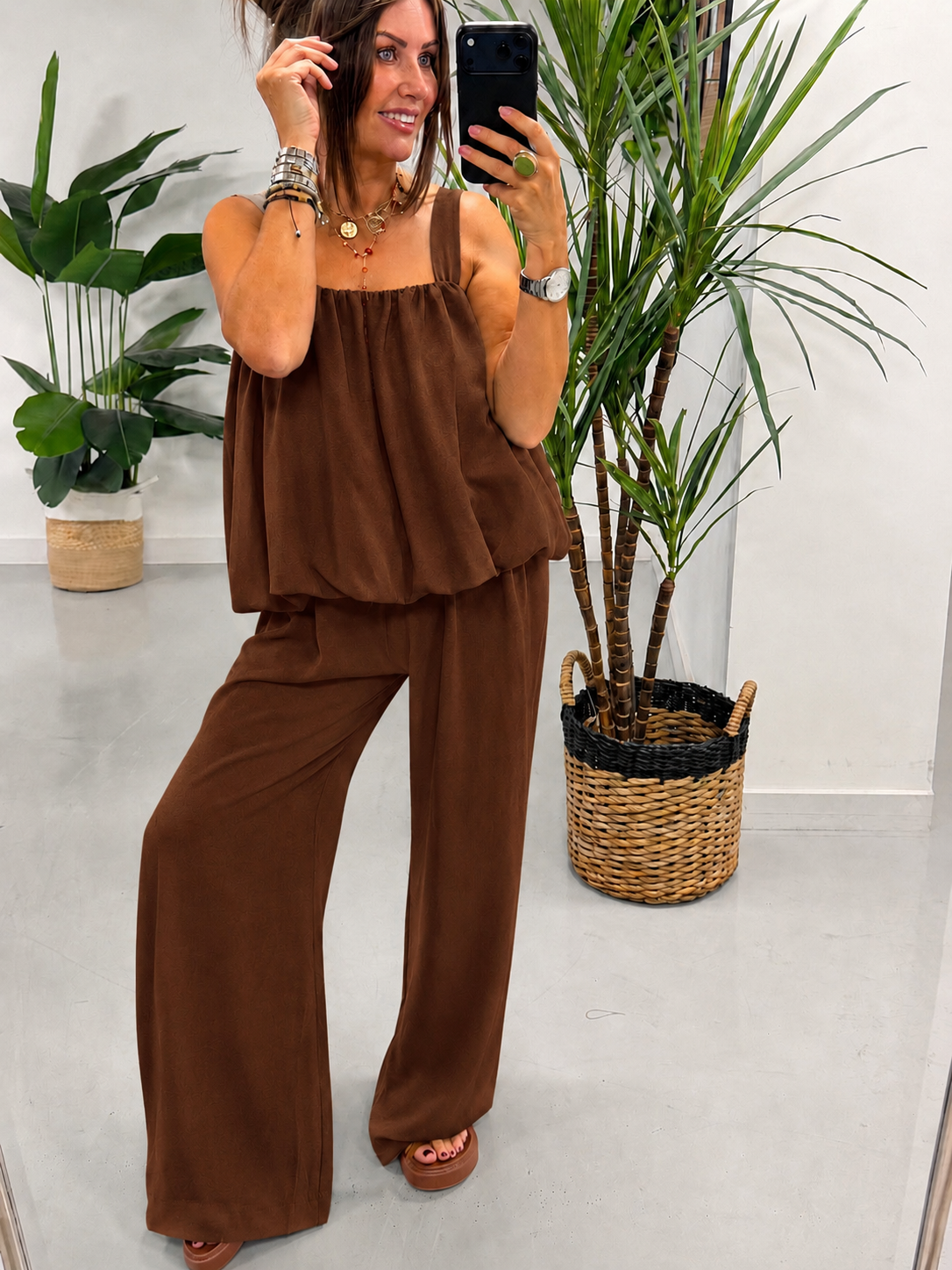 Bubble Two Piece  - Chocolate