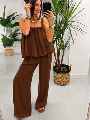 Bubble Two Piece  - Chocolate