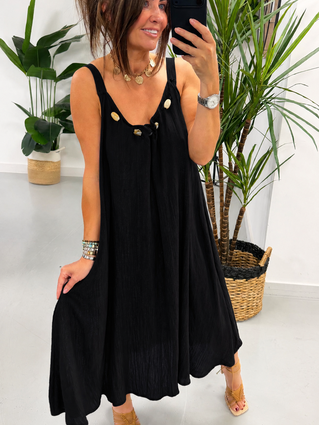 Bondi Sands Summer Dress - Black