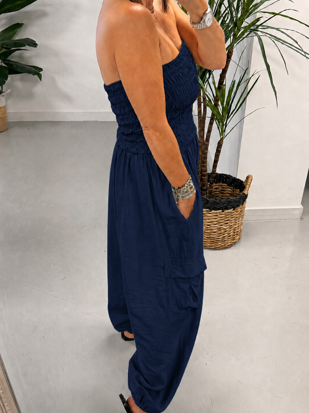 The UTB Cargo Jumpsuit - Navy