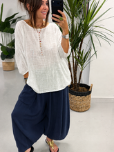 Sahara Cropped Pants - Navy
