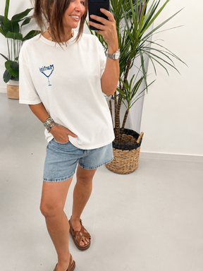Martini Slogan Tee