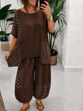 The Dottie Linen Mix Tunic - Chocolate