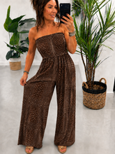 The Valencia Bandana/Bandeau Jumpsuit - Chocolate
