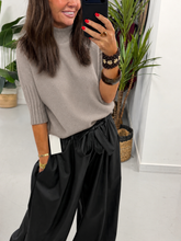 Crop Sleeve Knit - Mink