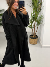 Dakota Waterfall Coat  -Black (Size 10-16)