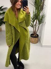 Dakota Waterfall Coat  - Olive Green (Size 10-16)